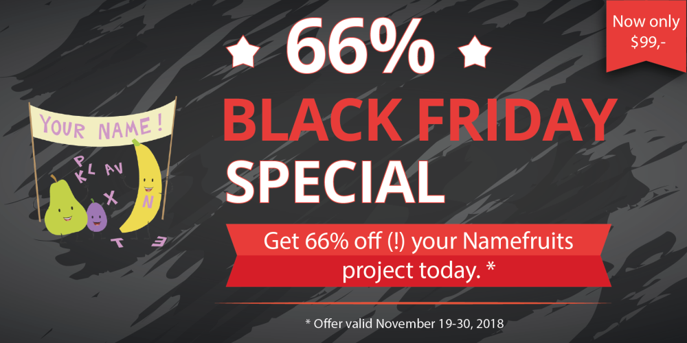 Red Hot Deals To Create Cool Brand Names On Black Friday Namerobot