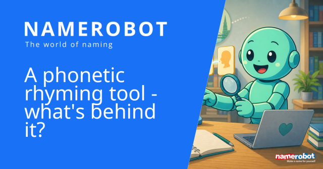 A phonetic rhyming tool - what's behind it?