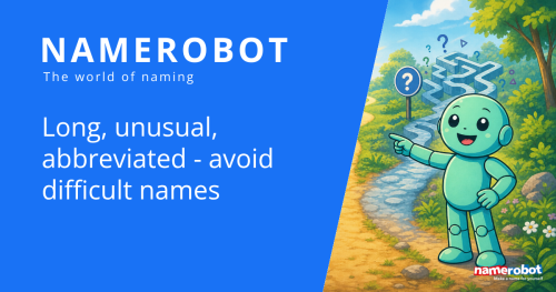 Long, unusual, abbreviated – avoid difficult names in your name search Social preview image for avoiding difficult business names.