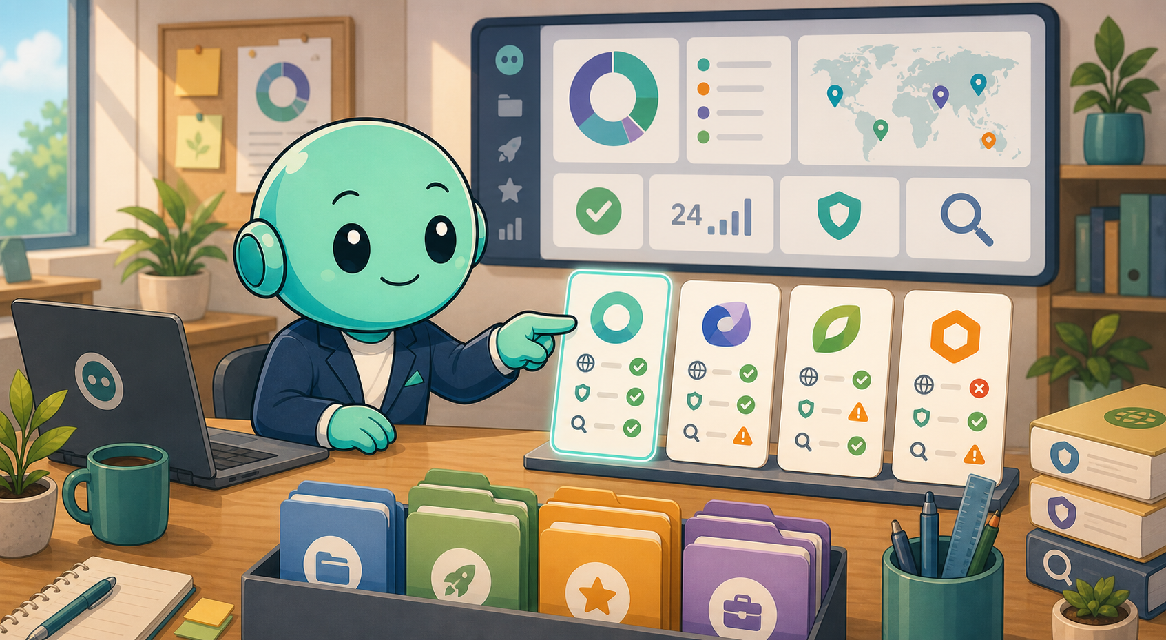 Namero compares company name candidates with domain, trademark, search, and availability signals in a structured dashboard.