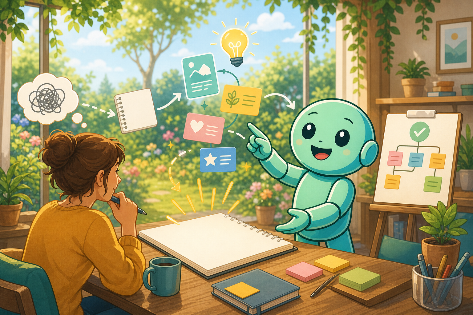 Namero helps organize ideas to overcome writer's block