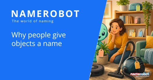 Social image for the NameRobot article about why people give objects a name.