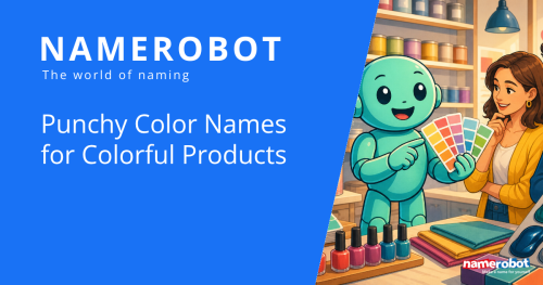 Social preview for the NameRobot article about punchy color names and purchase decisions