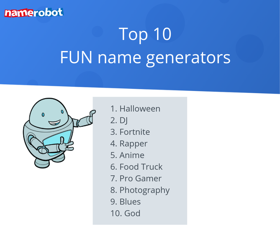 Fun Name Generators Top 10 In 2018