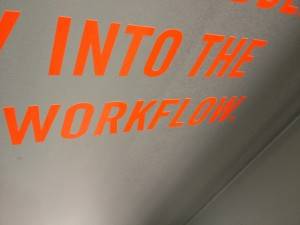 into the workflow