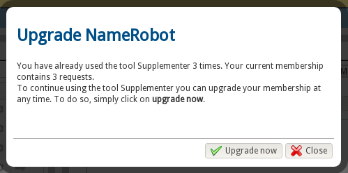 Upgrade your membership to gain access to all tools Upgrade your membership to gain access to all tools