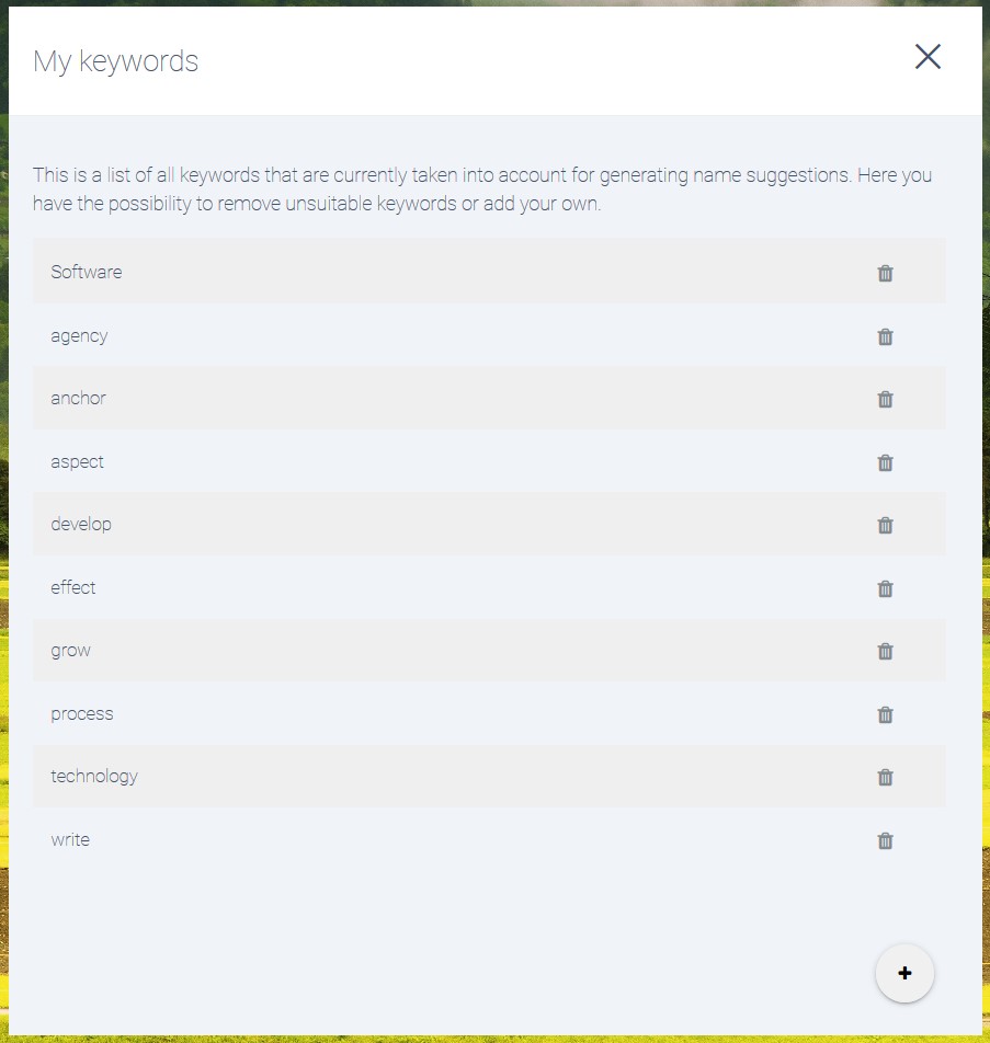 My Keywords - Word Management My Keywords - Word Management