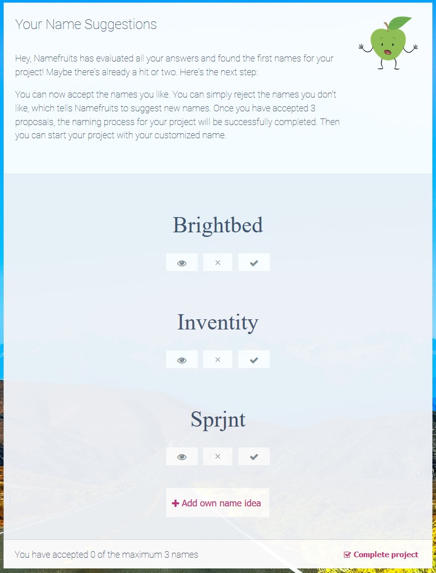 Your Name Suggestions - List Your Name Suggestions - List
