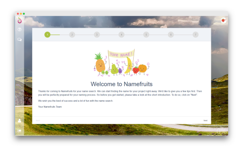 Namefruits previev: intro Namefruits previev: intro