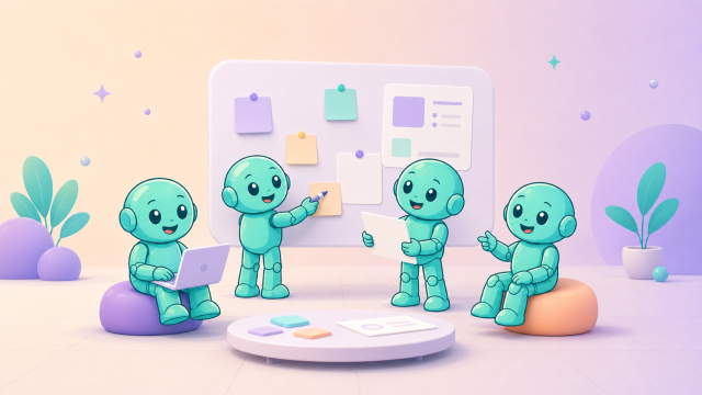 Small Namero robots collaborating as a team