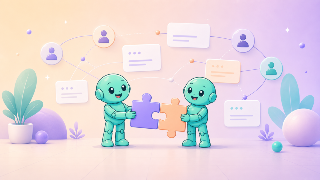 Namero robots connecting partner nodes