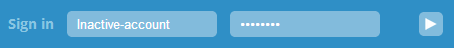 Login with account data Login with account data