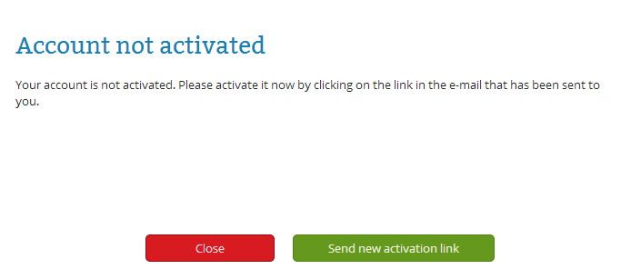Request new activation link Request new activation link